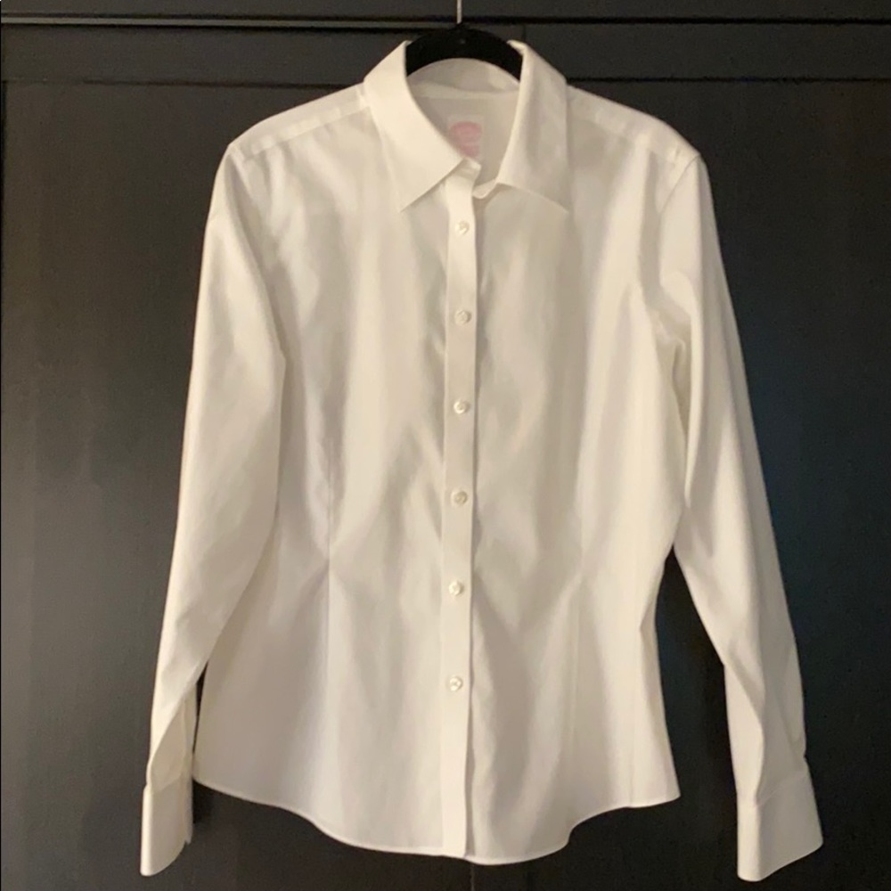 Brooks Brothers Petite Tailored Button Down Shirt